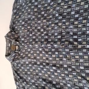 Bruno B Silk Short Sleeve Shirt L